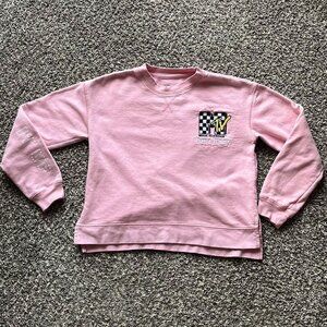 Vintage MTV Pink Crewneck Sweatshirt Womens XS 90s Alternative Punk Music Grunge